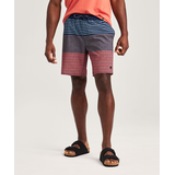 FarWest Men's Printed 8 Inch Swim Trunk Front_Flat