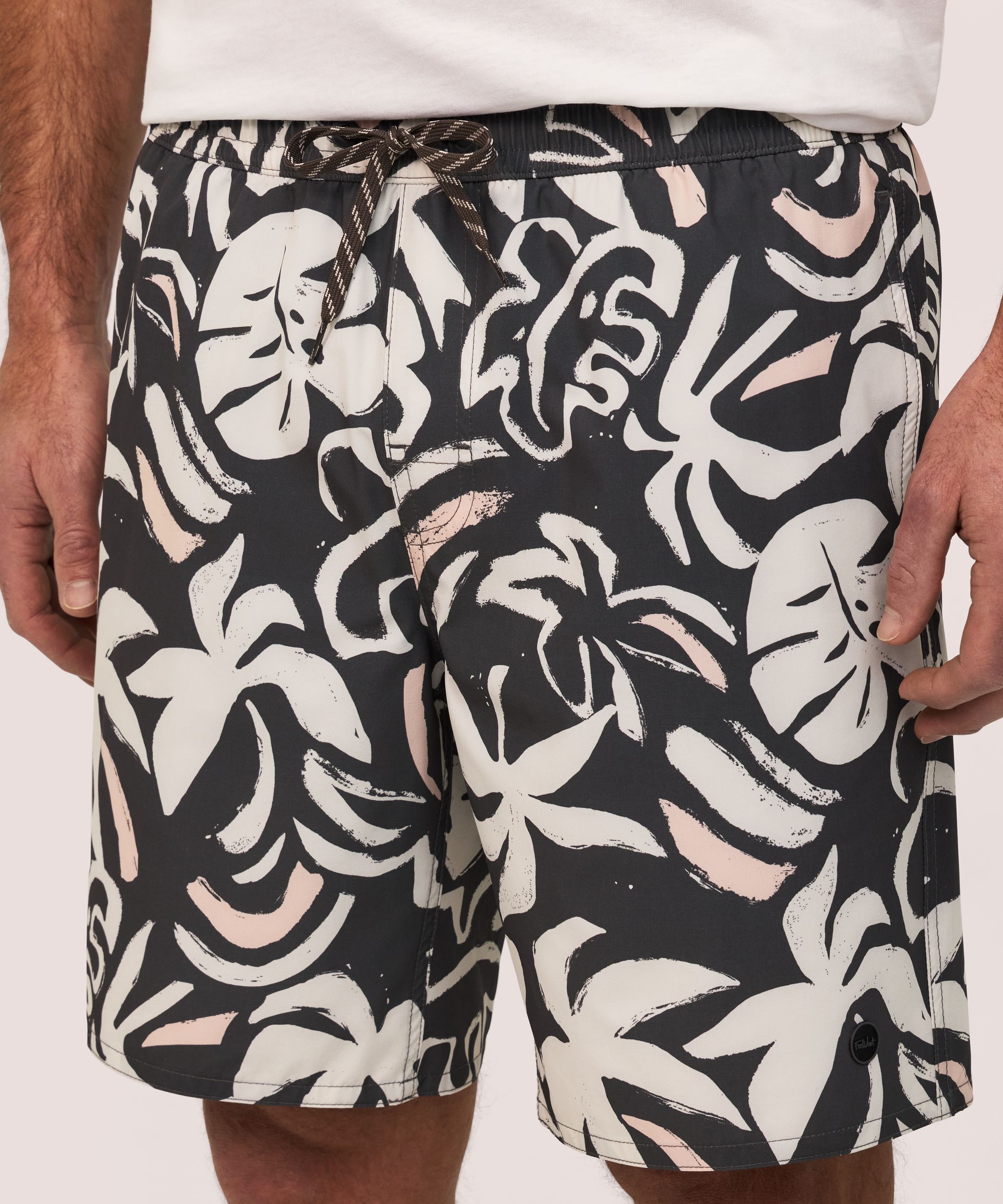 FarWest Men's Printed 8 Inch Swim Trunk