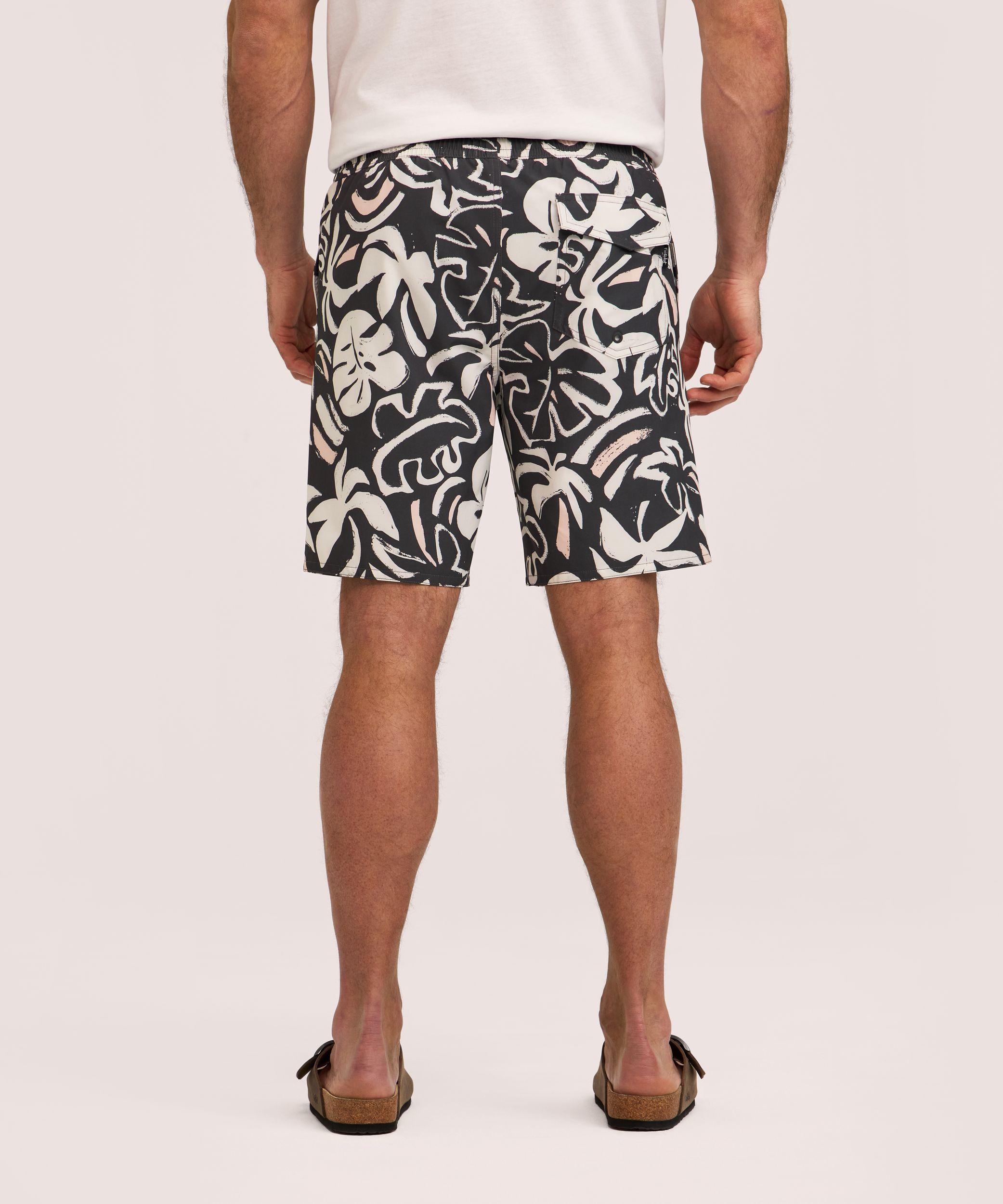 FarWest Men's Printed 8 Inch Swim Trunk