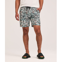 FarWest Men's Printed 8 Inch Swim Trunk Front_Flat