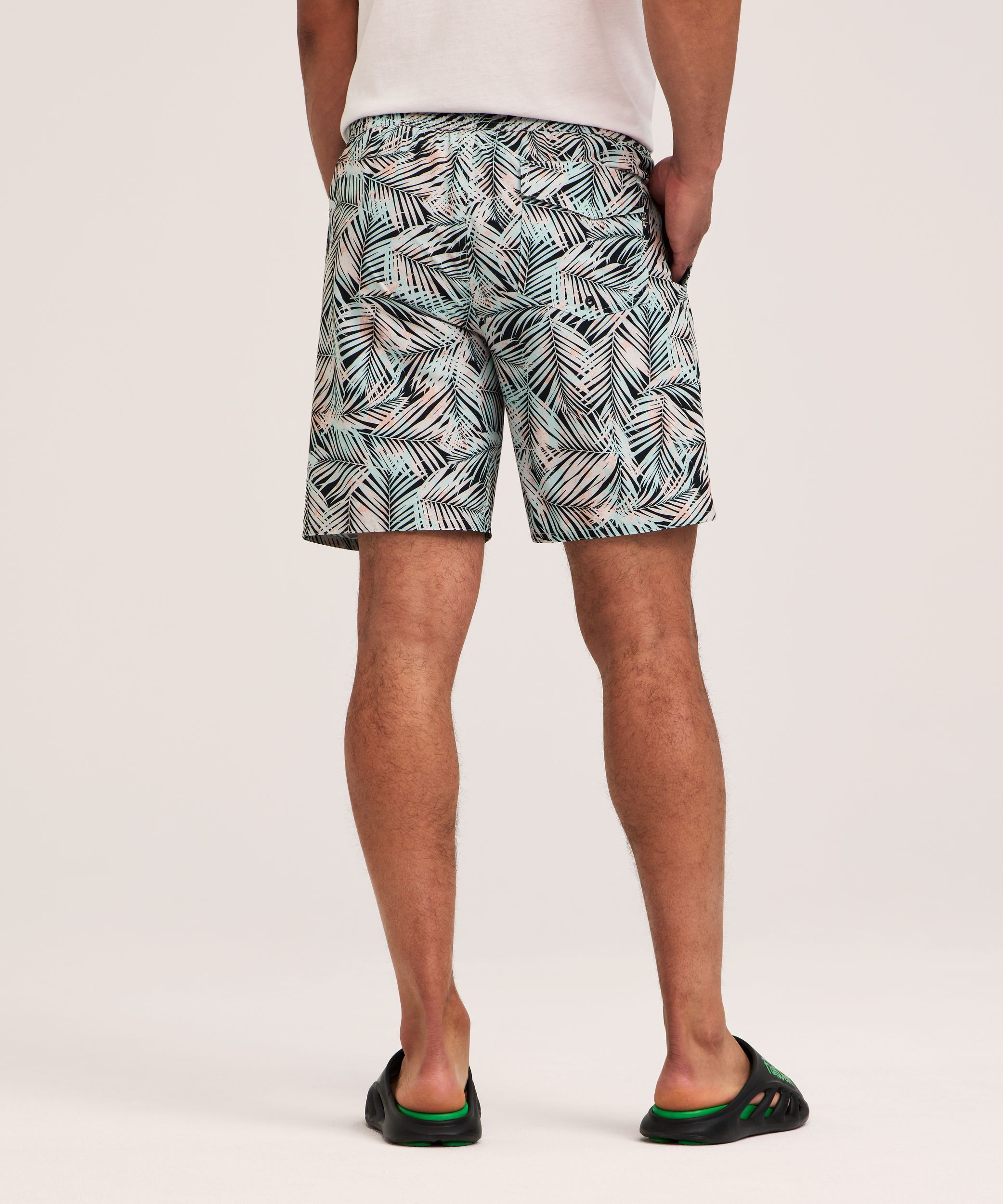 FarWest Men's Printed 8 Inch Swim Trunk
