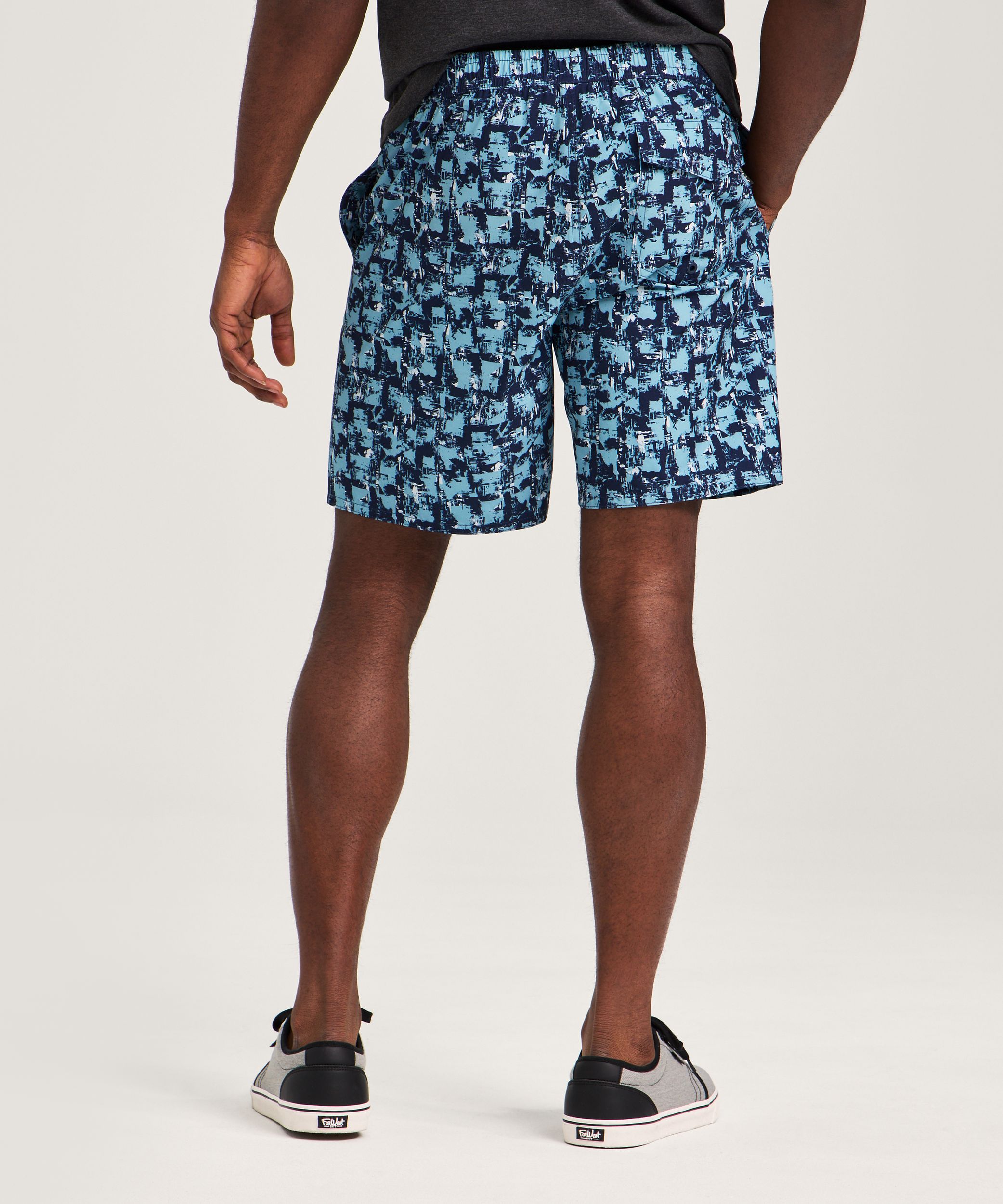 Bermuda de plage de 8&nbsp;po à imprimé pour hommes, FarWest