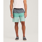 FarWest Men's Printed 8 Inch Swim Trunk Front_Flat