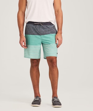 FarWest Men's Printed 8 Inch Swim Trunk