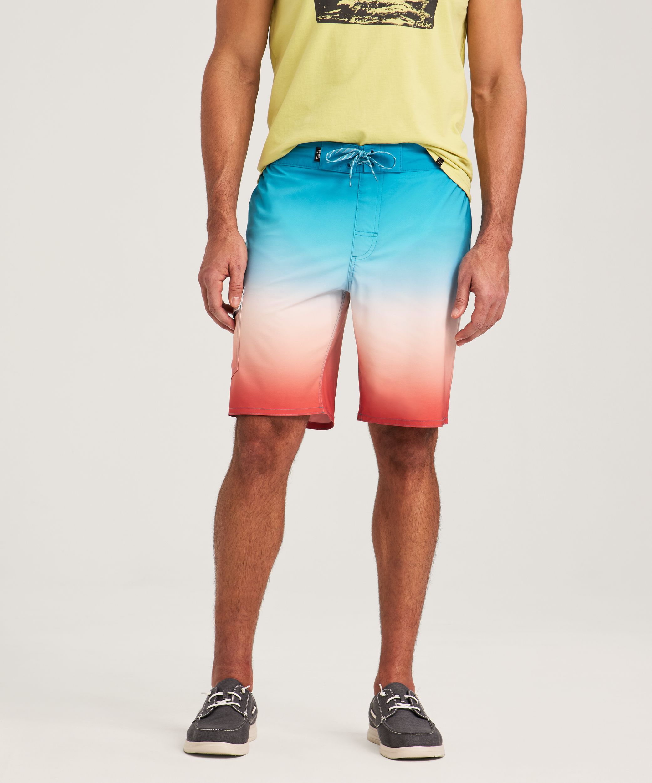 Short de surf ombré de 9&nbsp;po pour hommes, FarWest