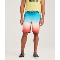 FarWest Men's Ombre 9 Inch E-Board Short Front_Flat