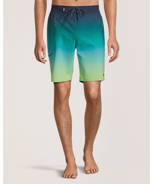 FarWest Men's Ombre 9 Inch E-Board Short