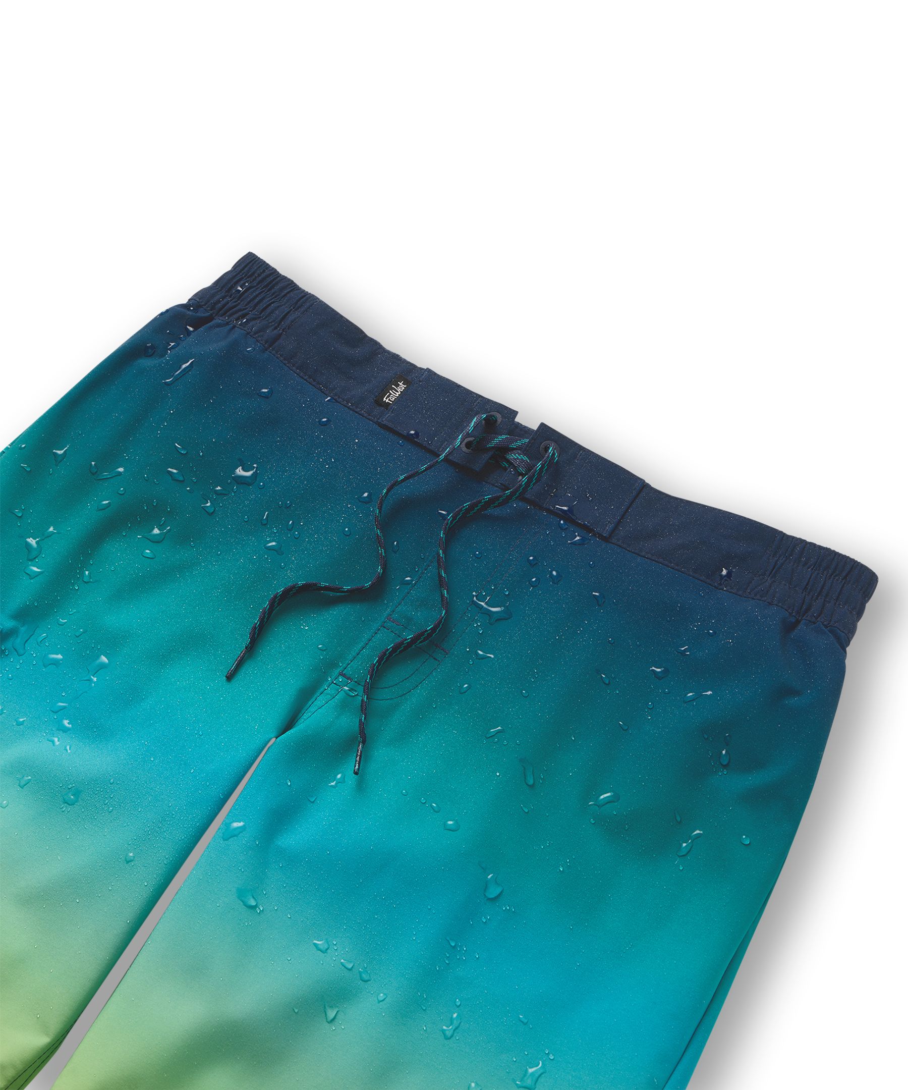 Short de surf à motif dégradé avec entrejambe de 23&nbsp;cm pour hommes, FarWest