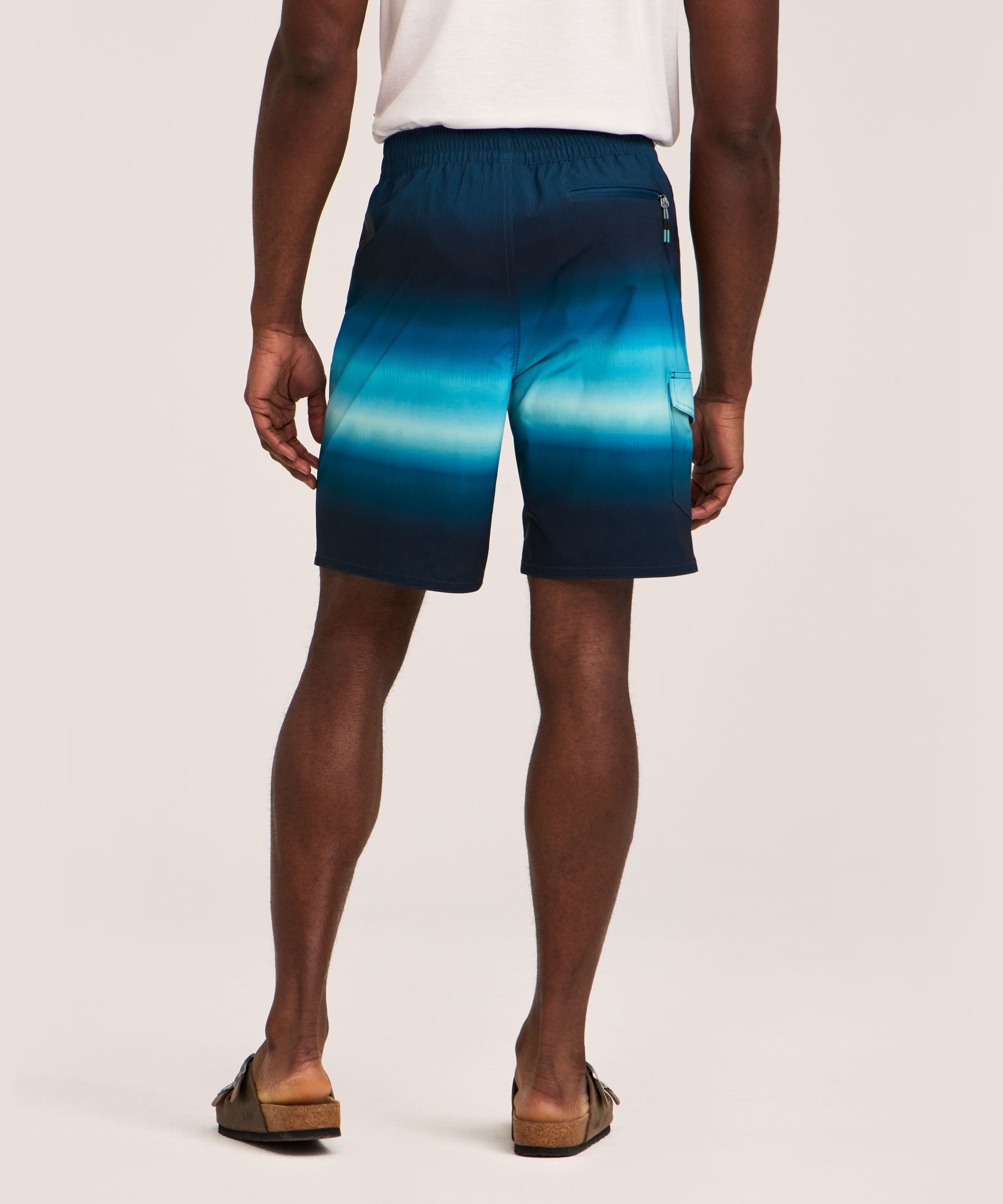 FarWest Men's Ombre 9 Inch Swim Shorts