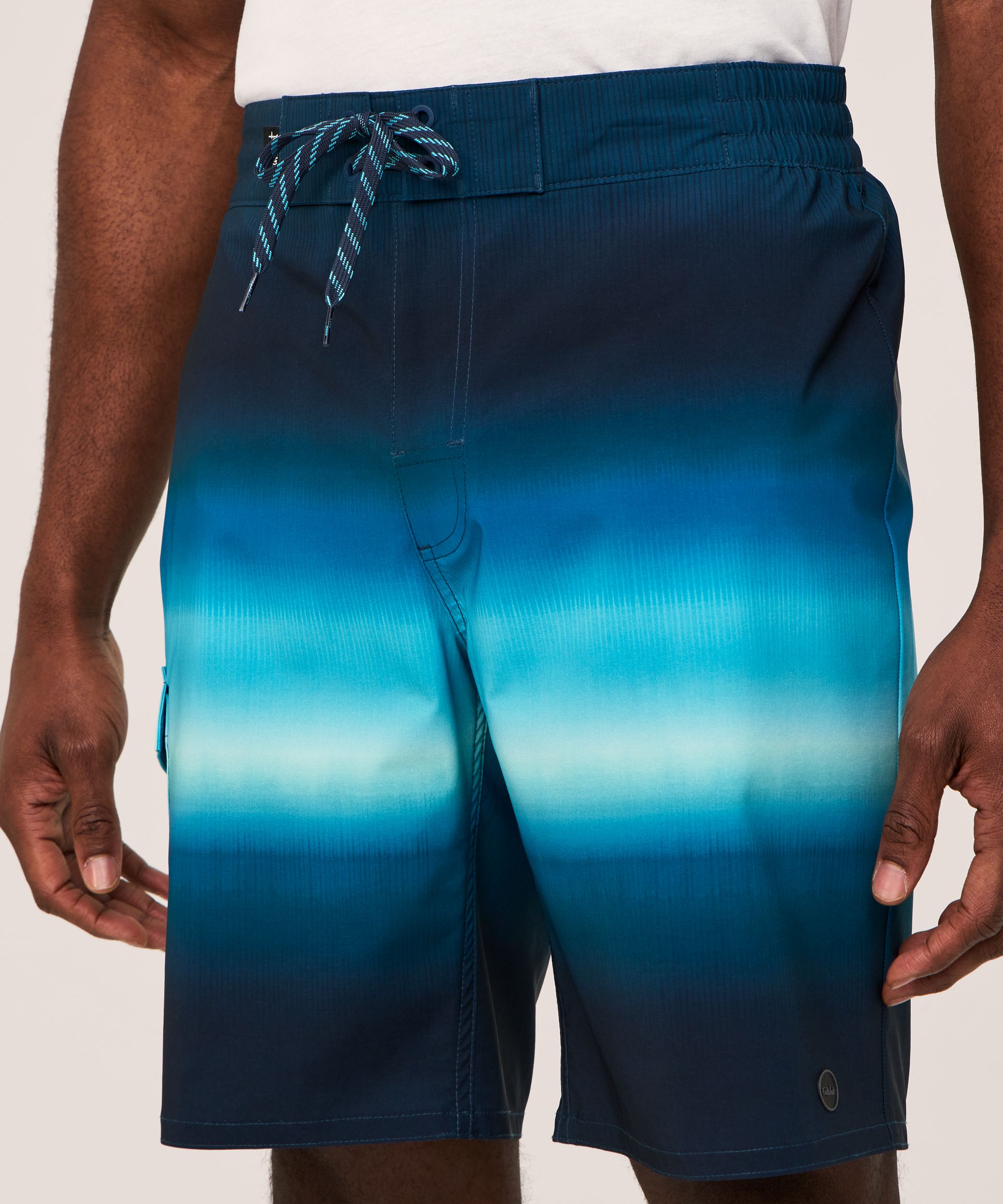 FarWest Men's Ombre 9 Inch Swim Shorts