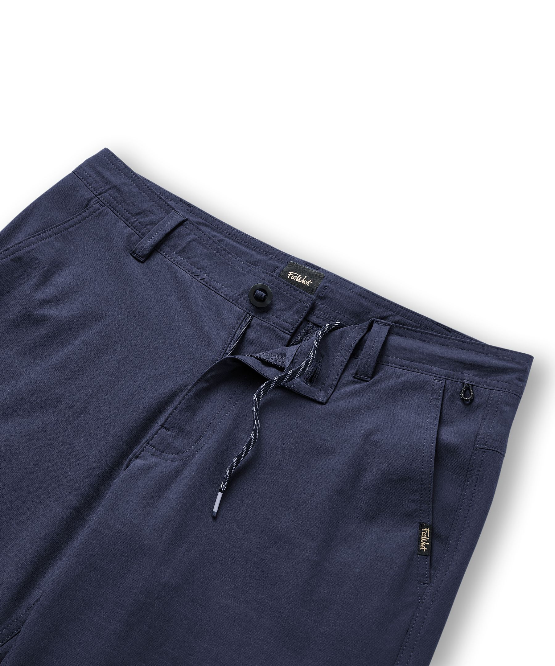 FarWest Men's End on End Stretch Textured Hybrid Shorts