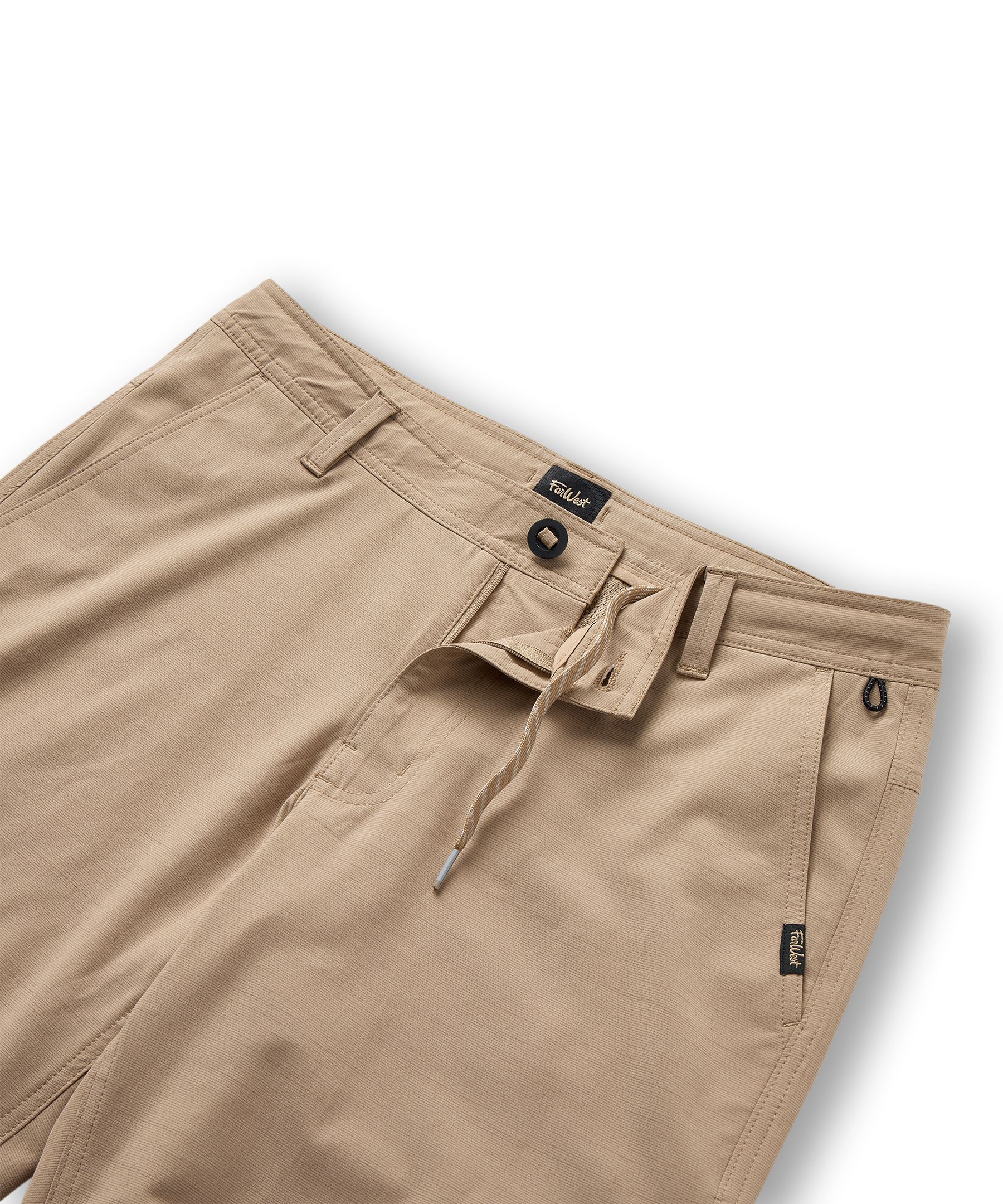 FarWest Men's End on End Stretch Textured Hybrid Shorts