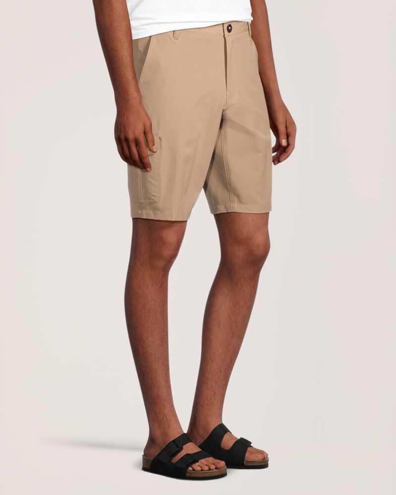 Farwest Men's Stretch Ripstop Cargo Hybrid Shorts