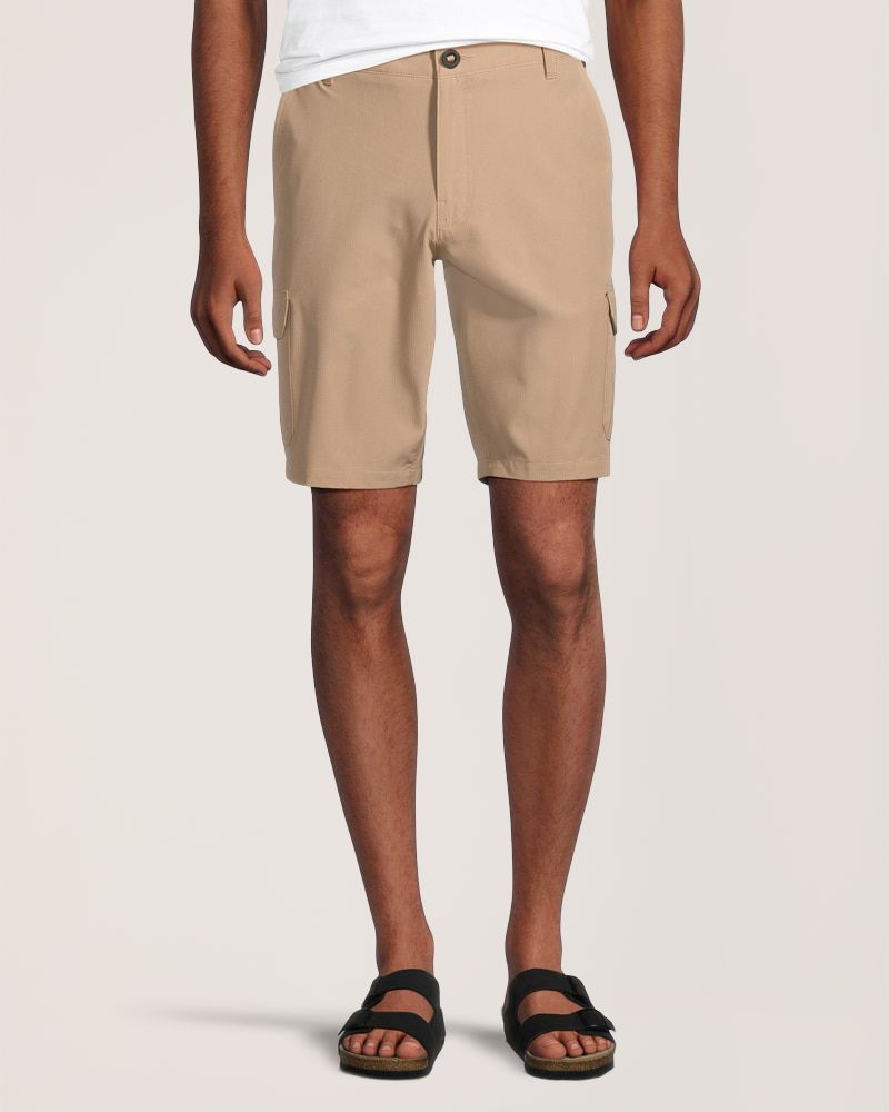 Farwest Men's Stretch Ripstop Cargo Hybrid Shorts