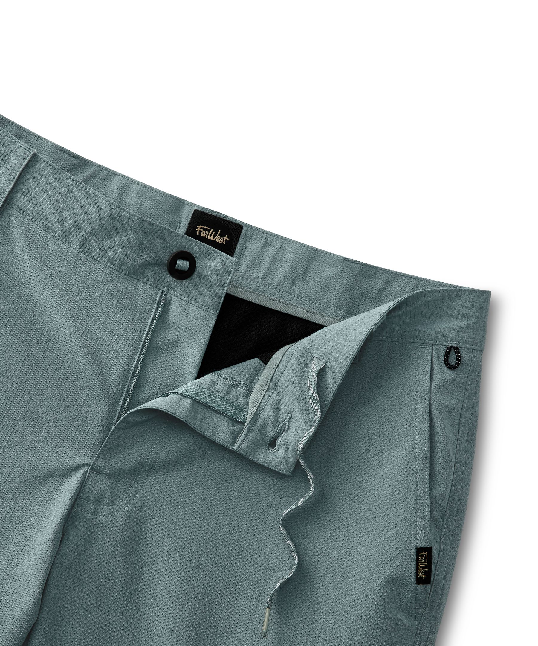 Farwest Men's Stretch Ripstop Cargo Hybrid Shorts