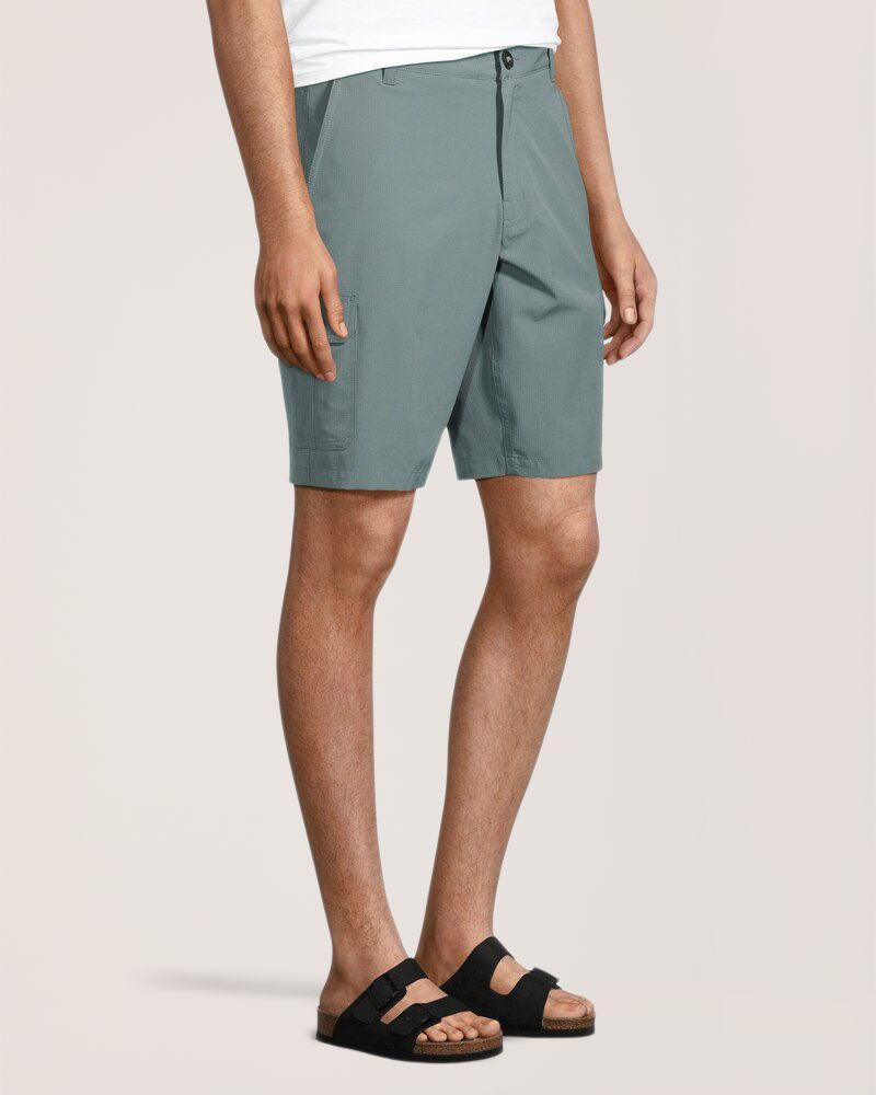 Farwest Men's Stretch Ripstop Cargo Hybrid Shorts