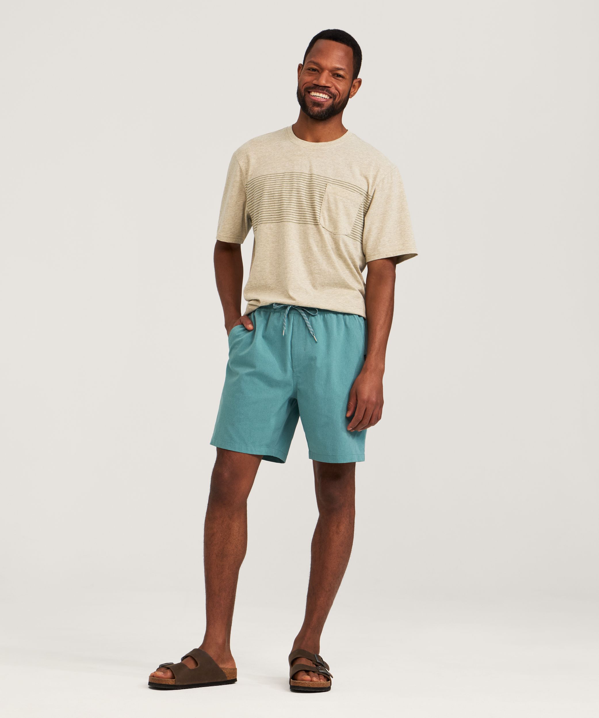 メンズウェア WESTY SHORTS FarWest Men's Stretch Textured Hybrid Shorts | Mark's