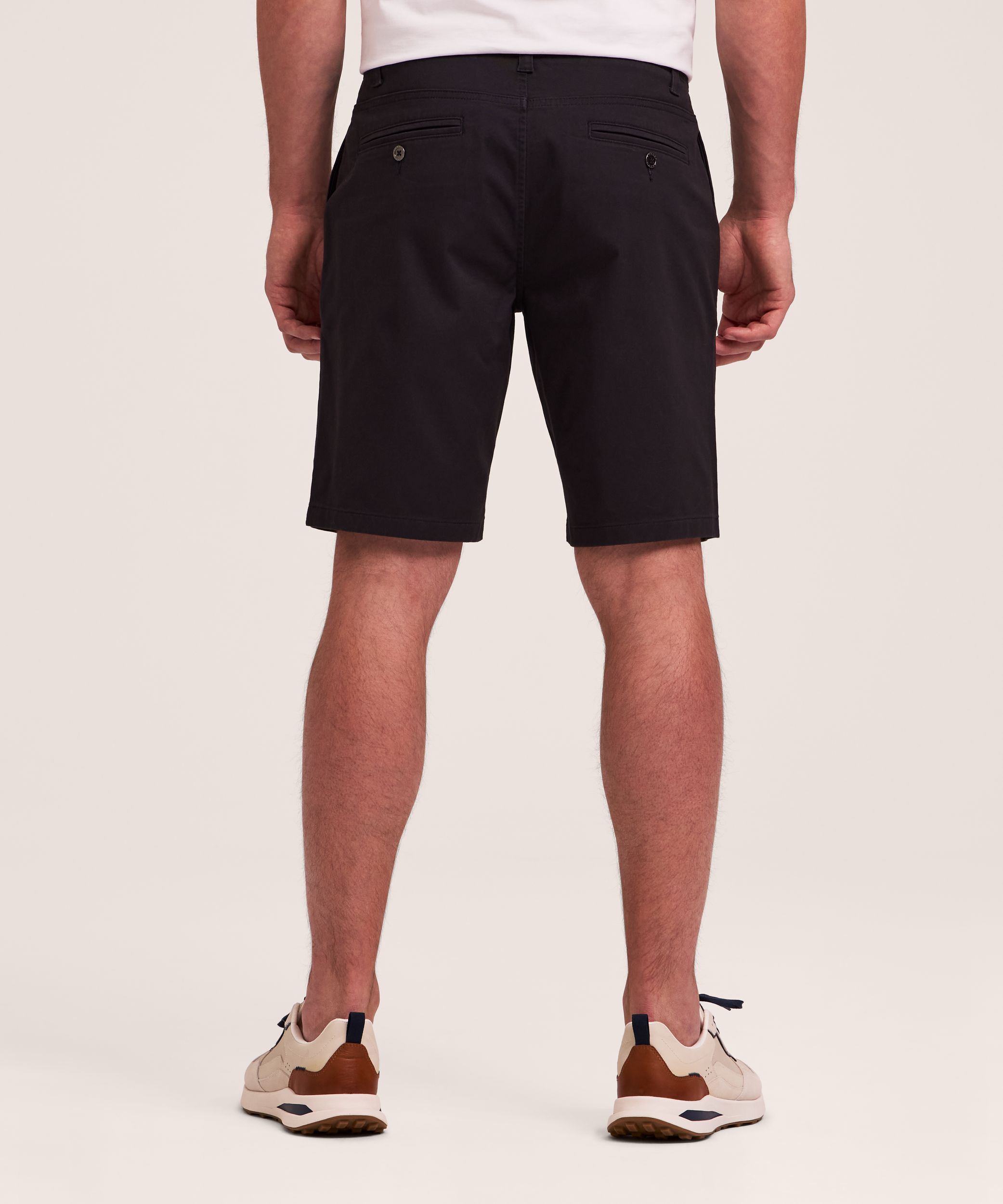 Short chino extensible décontracté 9,5 pouces pour hommes, Denver Hayes