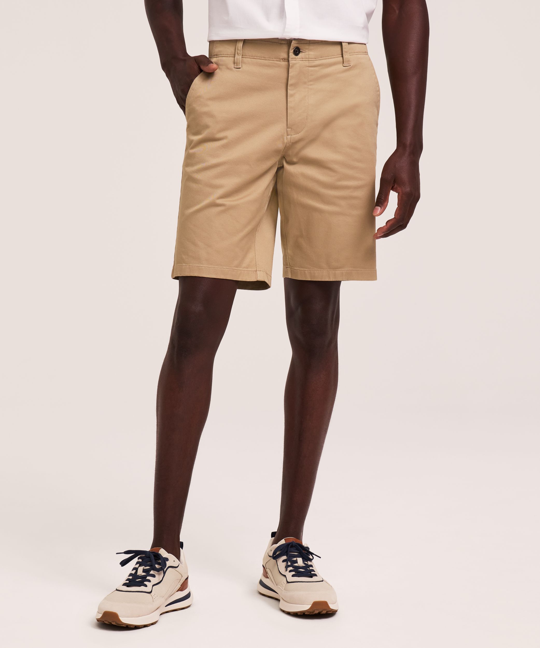 Denver Hayes Men’s Stretch Chino 9.5 Inch Casual Short