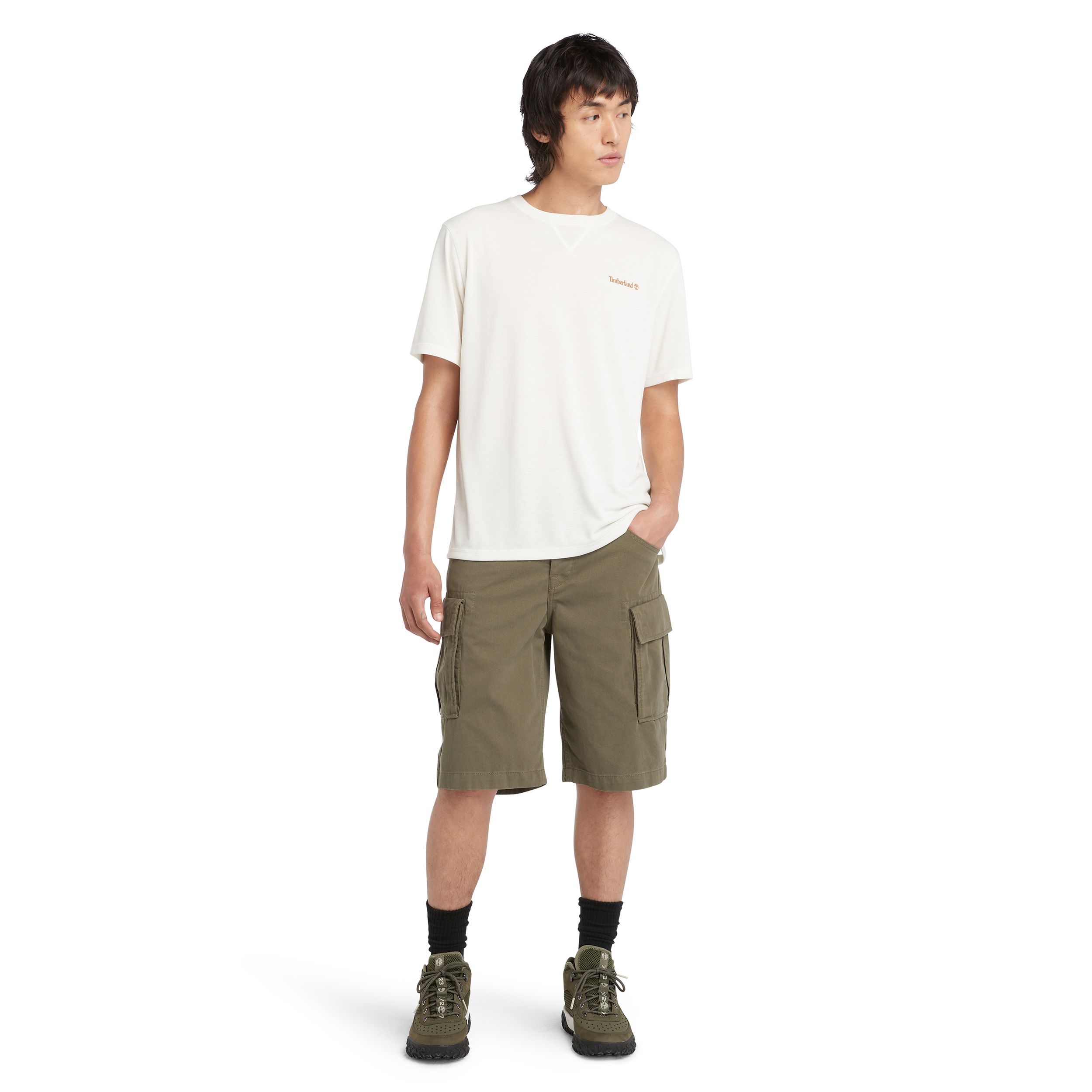 Timberland Men's Brookline Twill Cargo Shorts