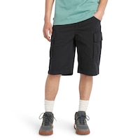 Timberland Men's Brookline Twill Cargo Shorts Front_Flat