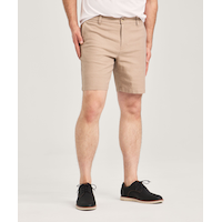 Short extensible en lin de 8 po pour hommes, Denver Hayes Front_Angled_Right