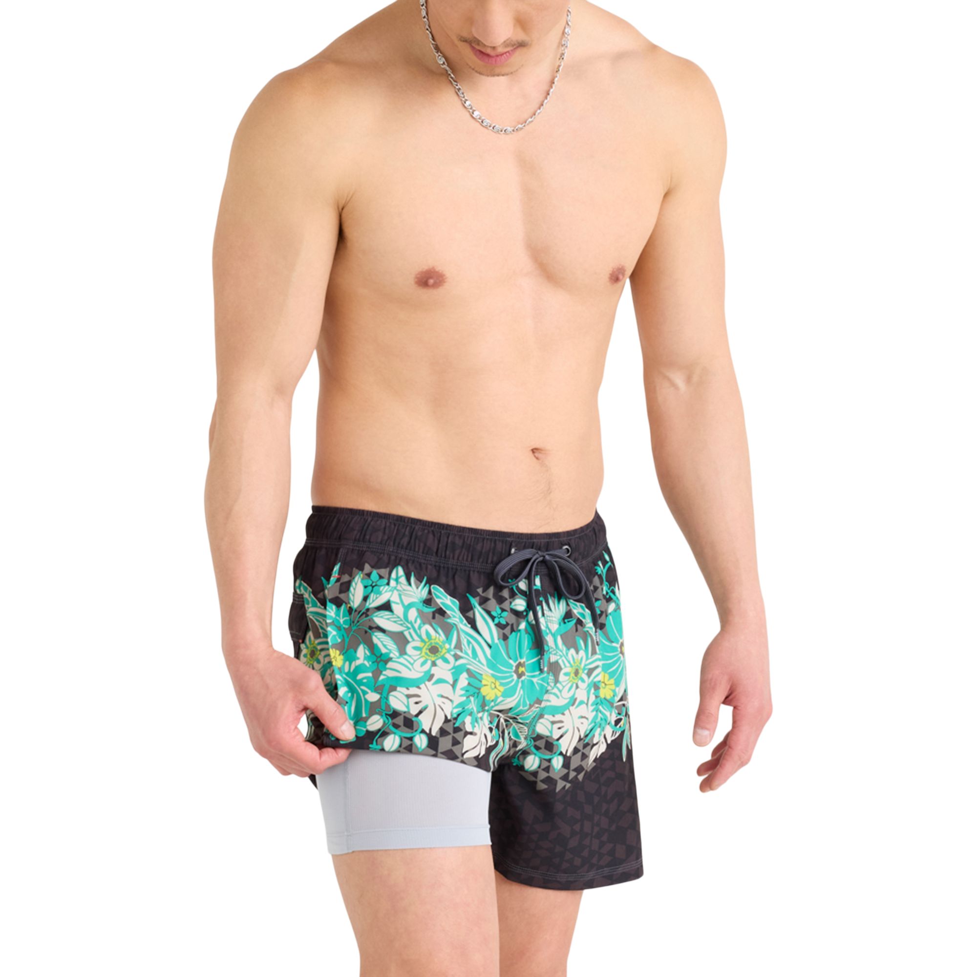 SAXX Men's Map Oh Buoy 5" Volley Swim Shorts