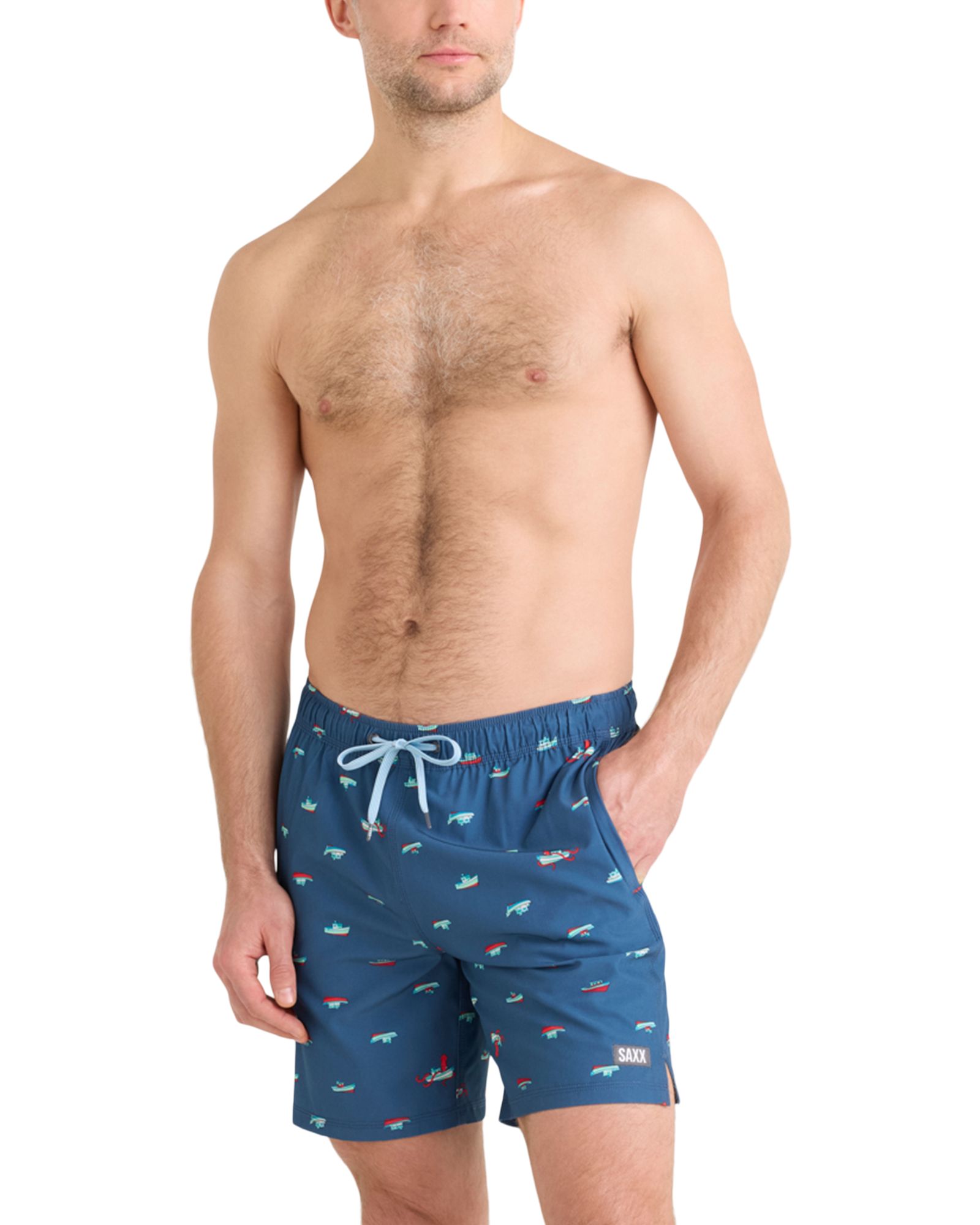 SAXX Men's Oh Buoy 7" Volley Swim Shorts