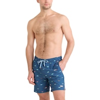 Short de natation style volley de 7 po pour hommes, Oh Buoy, SAXX Front_Flat