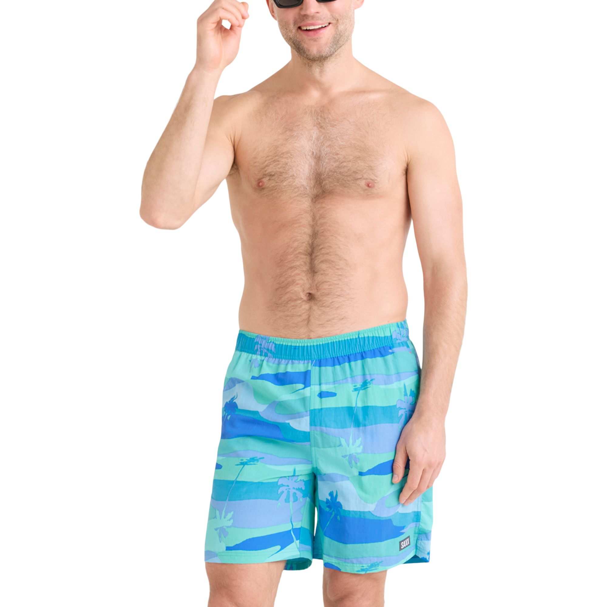 Short de natation style volley de 7&nbsp;po pour hommes, Go Coastal, SAXX