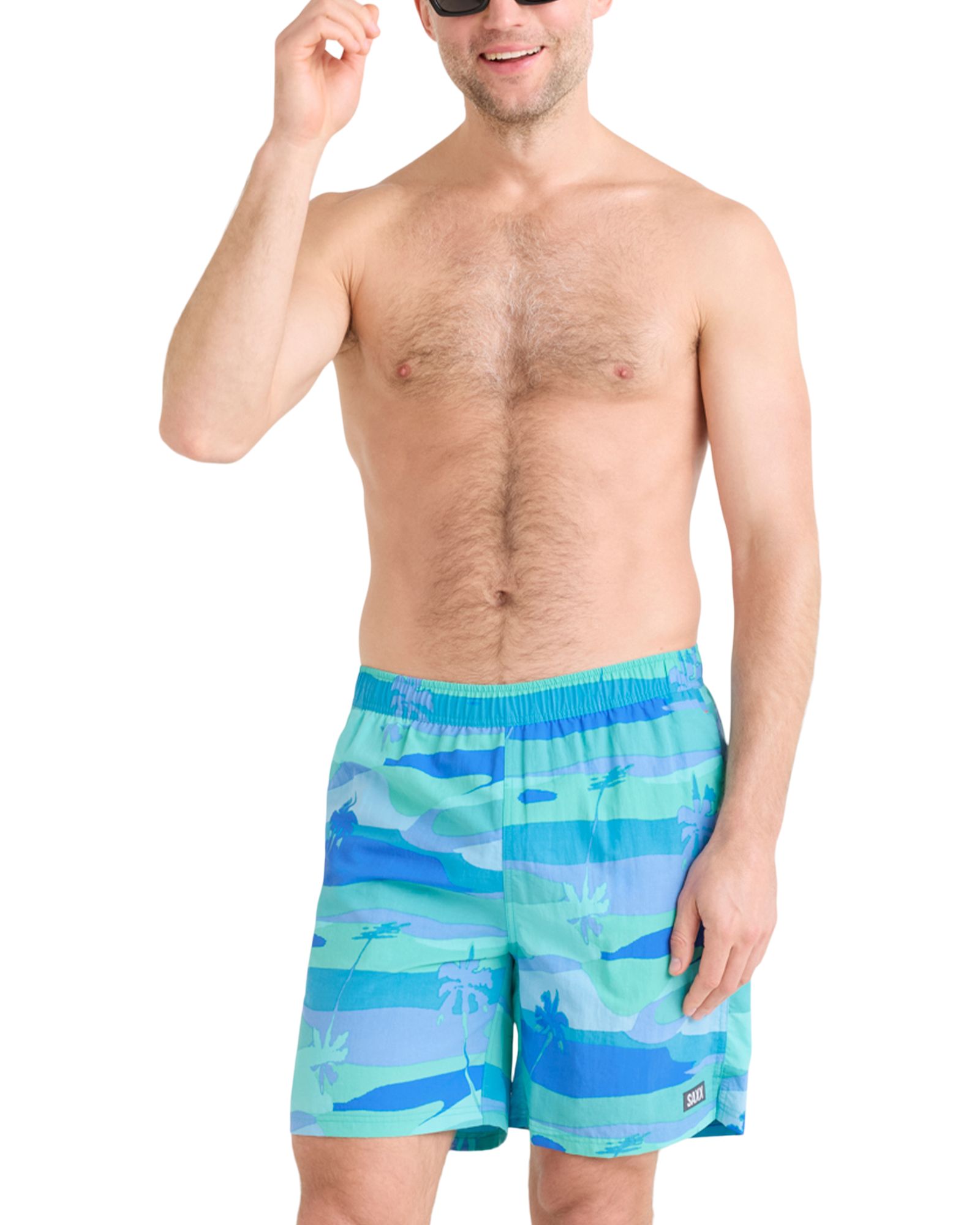 Short de natation style volley de 7&nbsp;po pour hommes, Go Coastal, SAXX