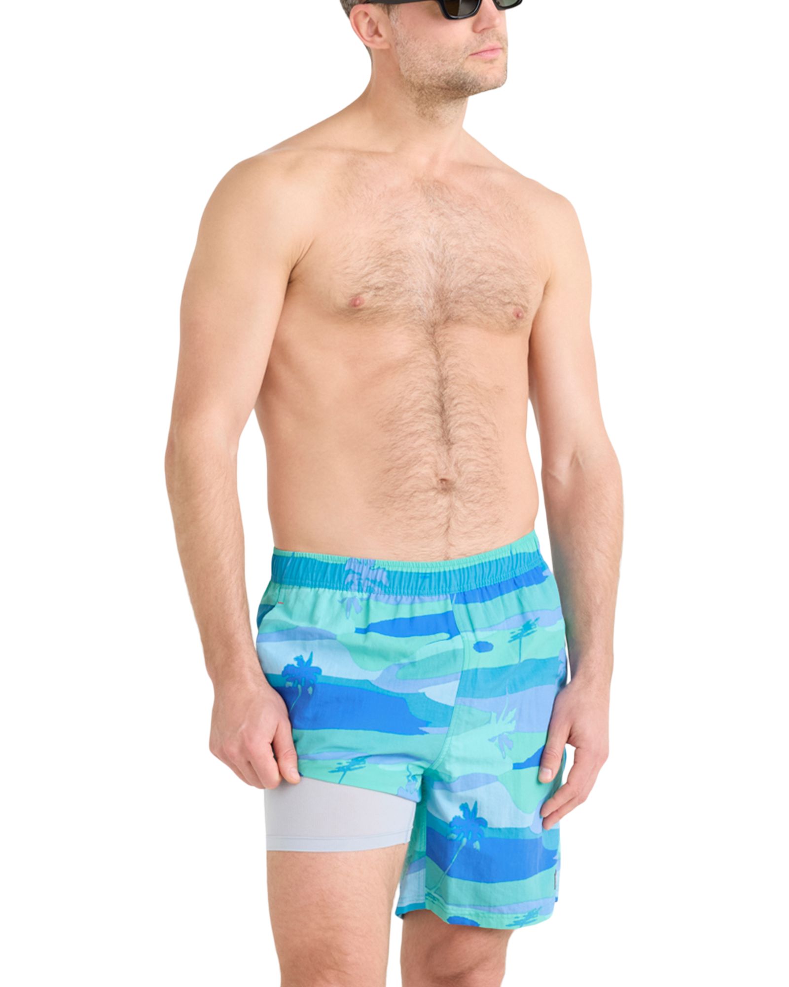 Short de natation style volley de 7&nbsp;po pour hommes, Go Coastal, SAXX