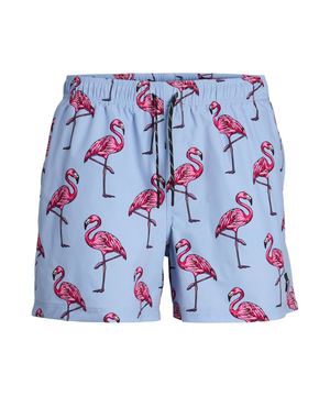 Jack & Jones Men's Maui Novelty AOP Swim Trunk