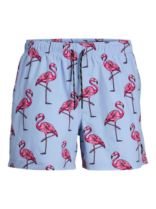 Jack & Jones Men's Maui Novelty AOP Swim Trunk