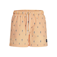 Jack & Jones Men's Maui Mini Stripe Swim Trunk Front_Flat