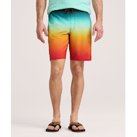 FarWest Men's Ombre 9 Inch Swim Shorts