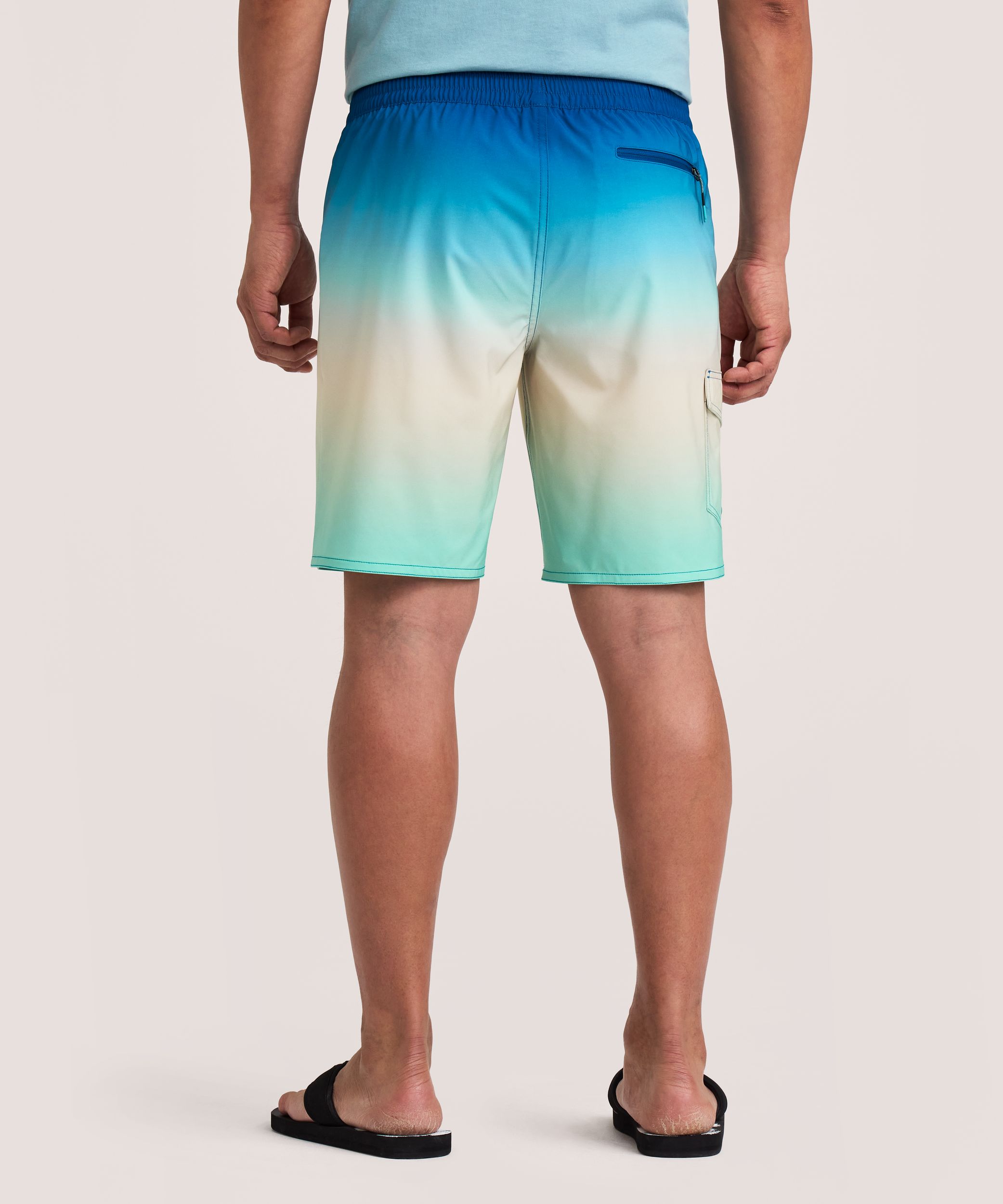 Short de surf à motif dégradé avec entrejambe de 23&nbsp;cm pour hommes, FarWest