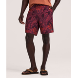 Short de natation imprimé 8&nbsp;pouces pour hommes, Monstera, FarWest