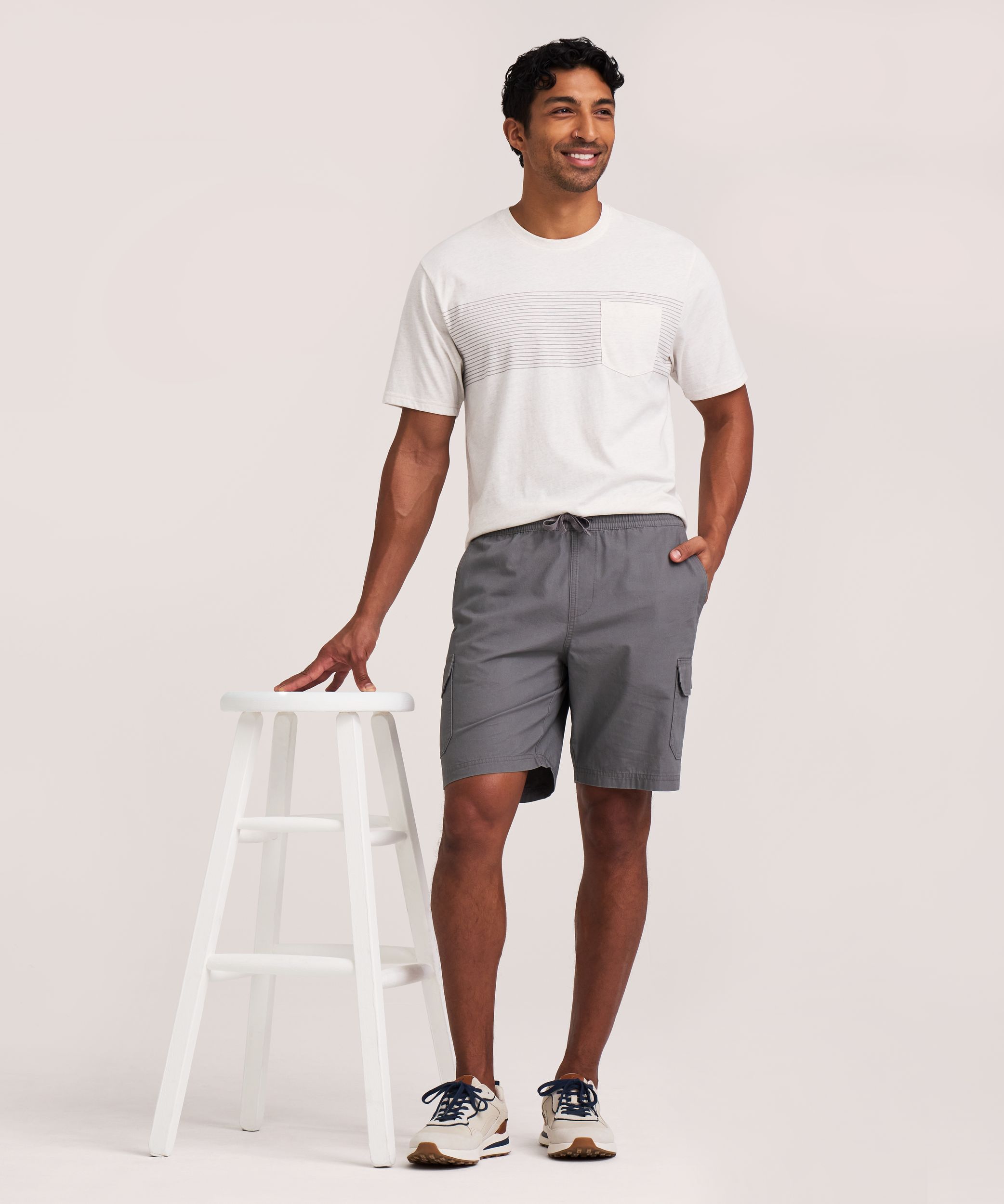 Denver Hayes Men's Pull-On Cargo Shorts