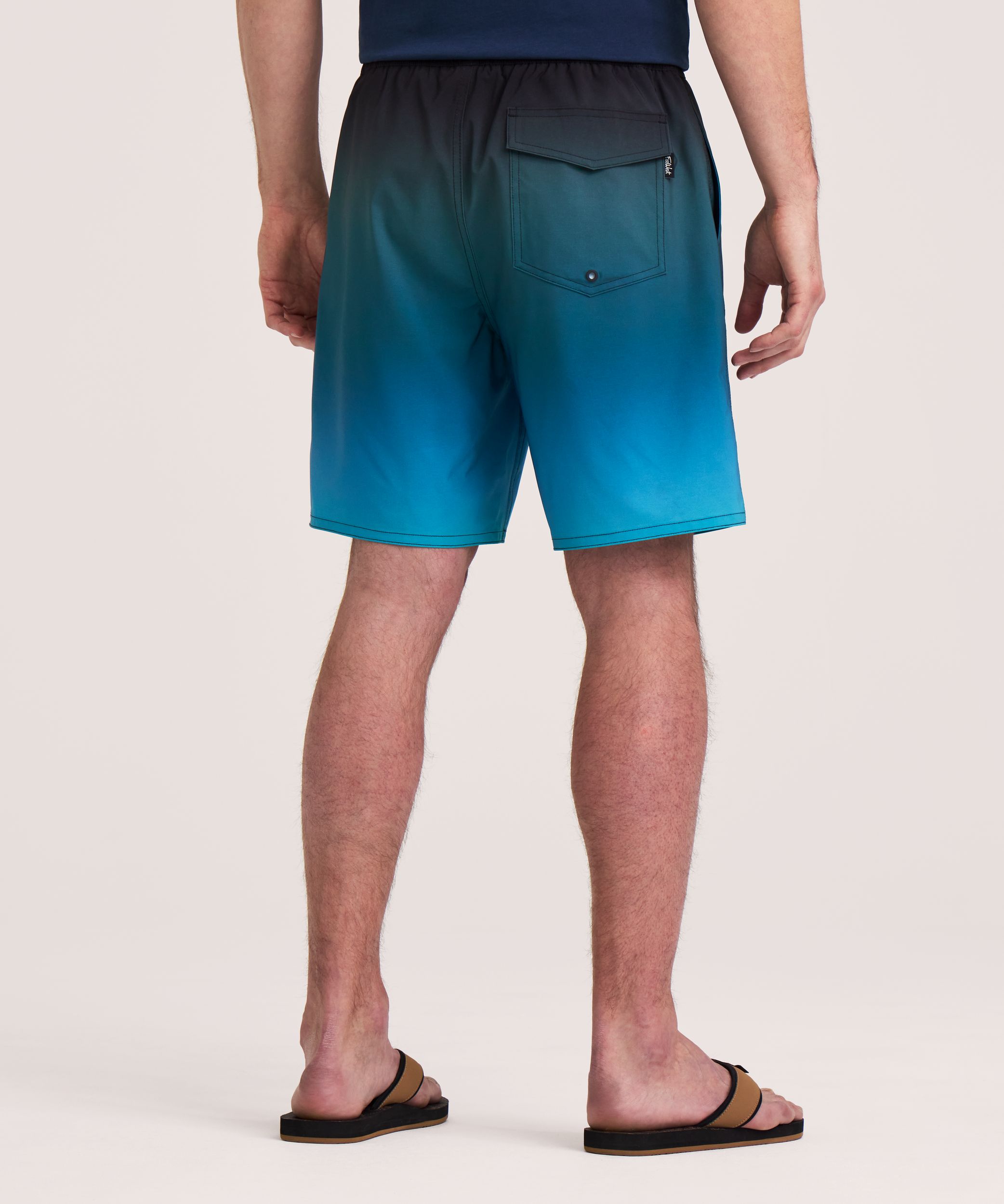 FarWest Men's Printed 8-in Monstera Swim Shorts