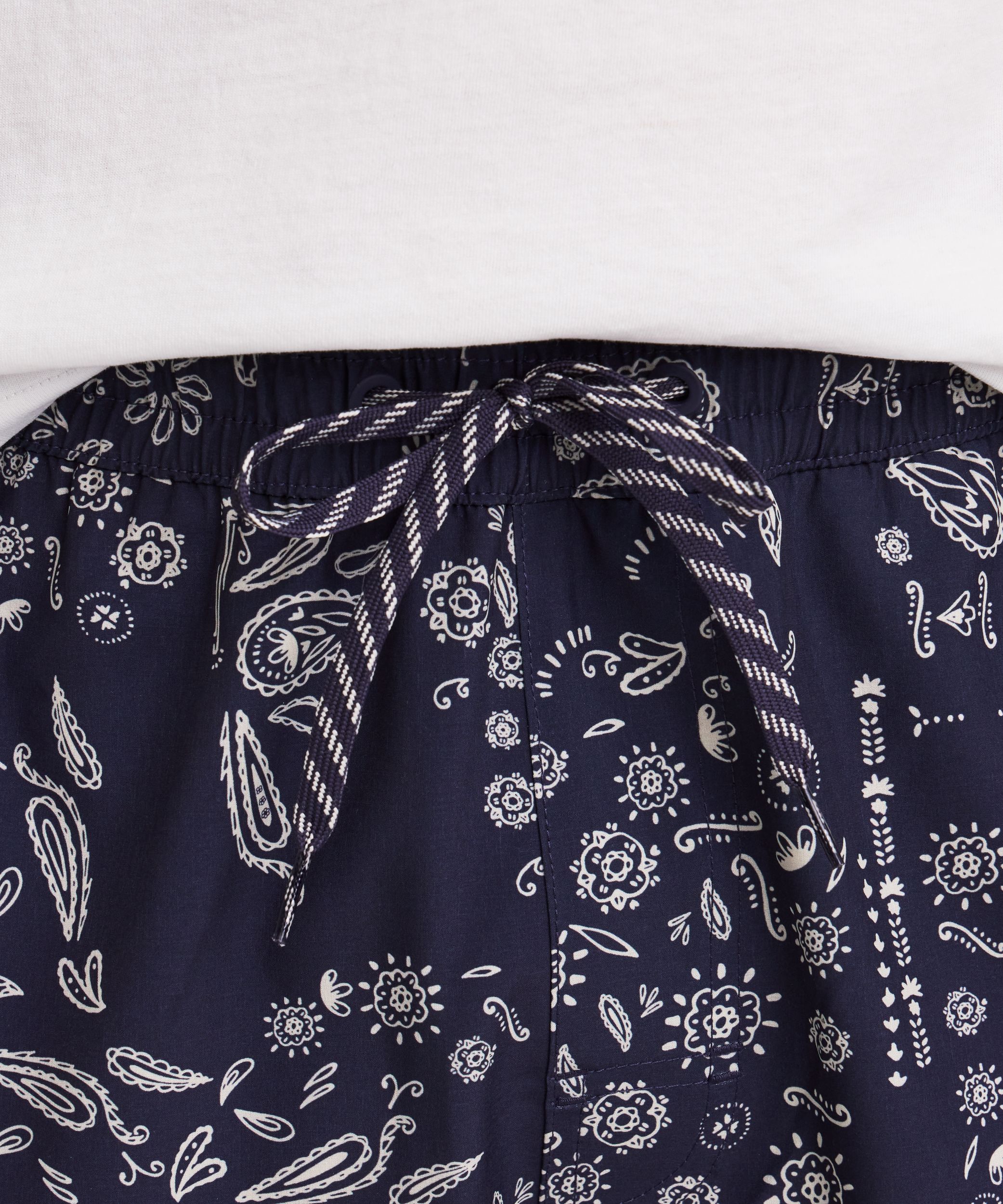 Short de natation imprimé 8&nbsp;pouces pour hommes, Monstera, FarWest