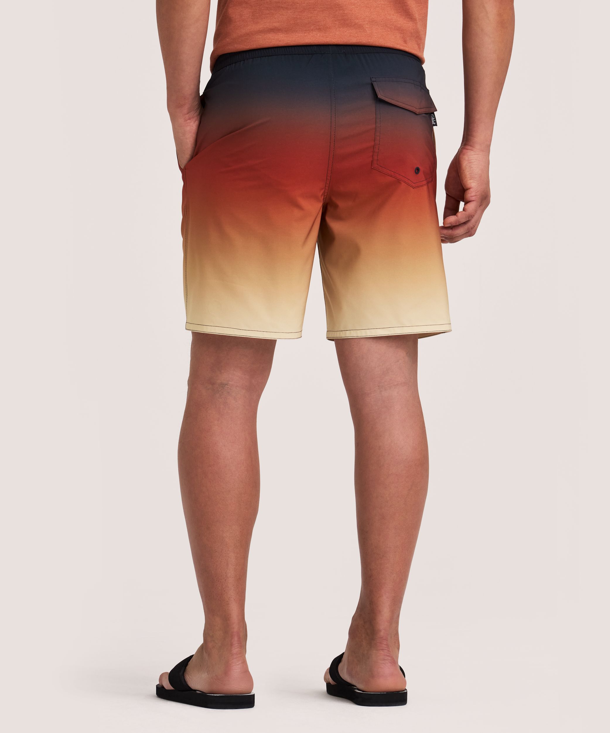 FarWest Men's Printed 8-in Monstera Swim Shorts