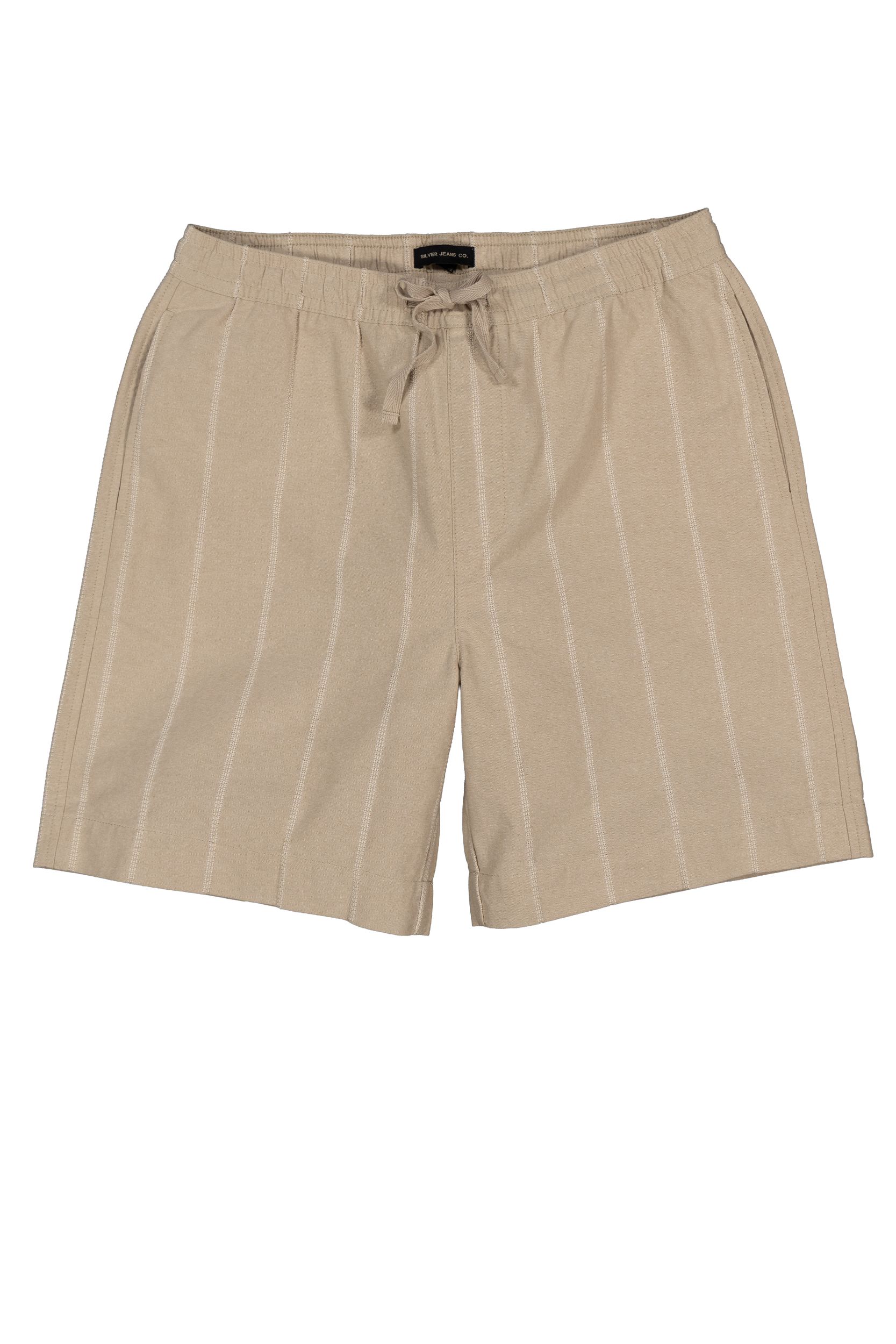Silver Men's Linen Shorts