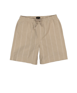 Silver Men's Linen Shorts