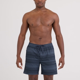 SAXX La mer des hommes à terre 2N1 6-Inch Short de natation Volley