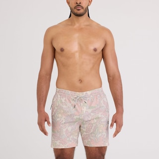 SAXX La mer des hommes à terre 2N1 6-Inch Short de natation Volley