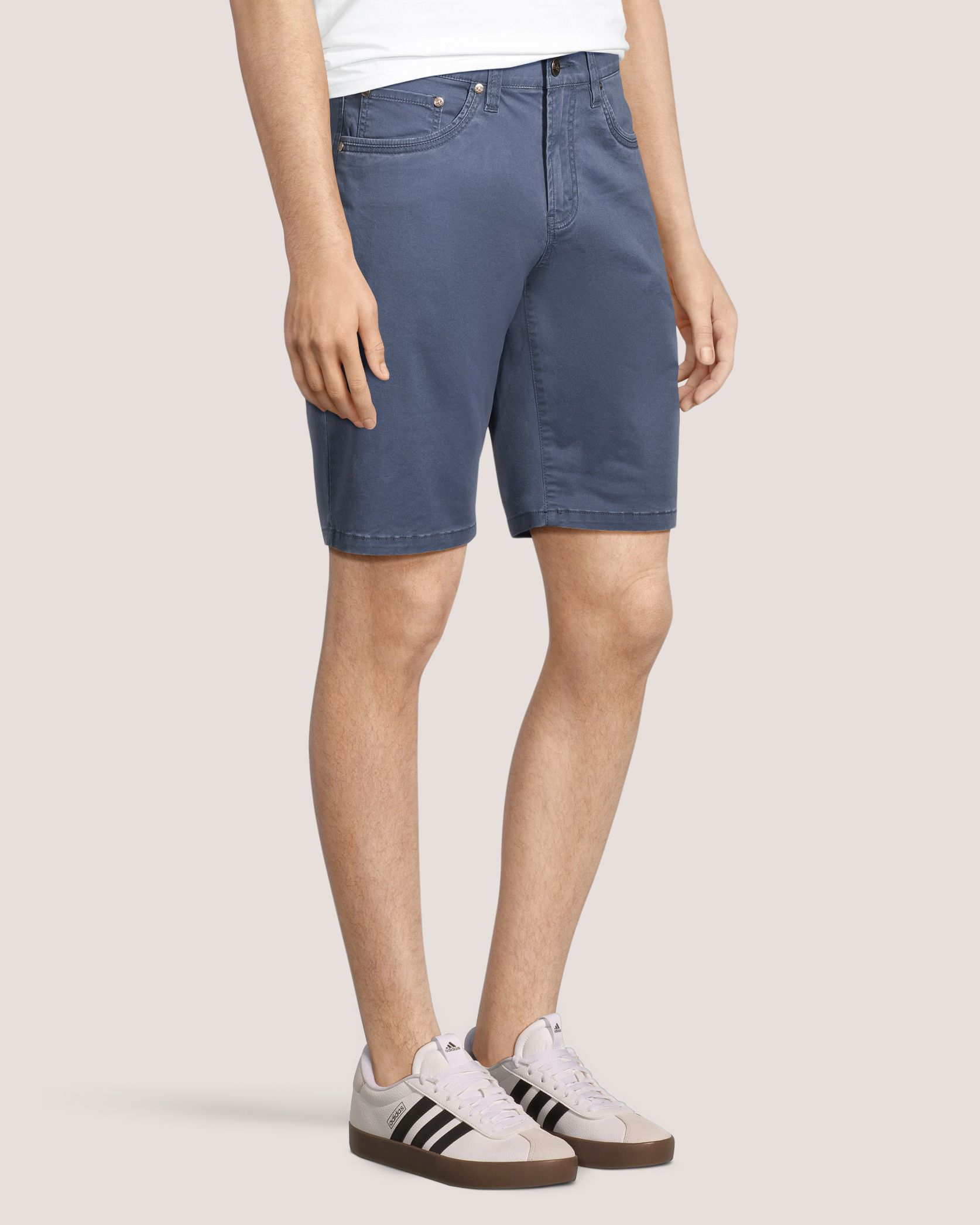 Lois Men's Dennis Stretch Slub Twill Chino Shorts 10-in