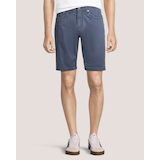 Short chino extensible en sergé flammé pour hommes, Dennis, Lois, 10&nbsp;po Front_Flat