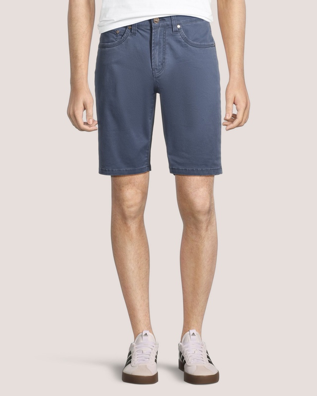 Short chino extensible en sergé flammé pour hommes, Dennis, Lois, 10&nbsp;po