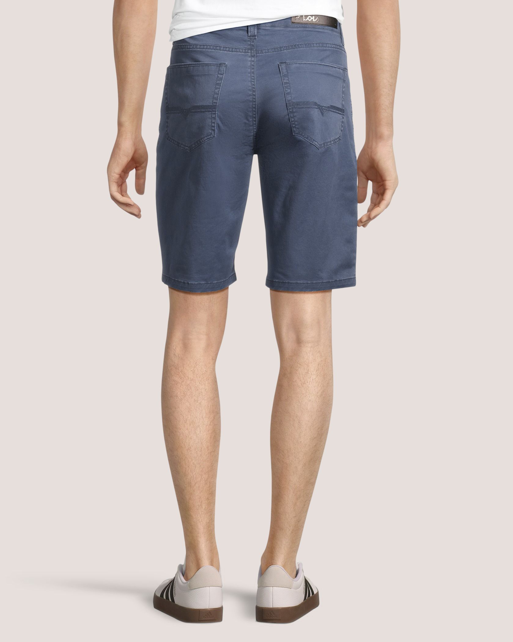 Lois Men's Dennis Stretch Slub Twill Chino Shorts 10-in